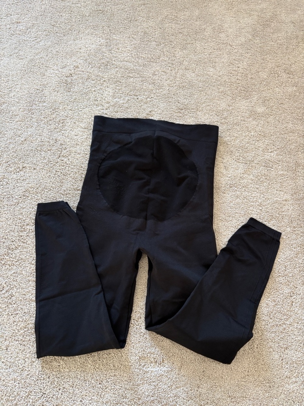 Black maternity High-Waist Leggings